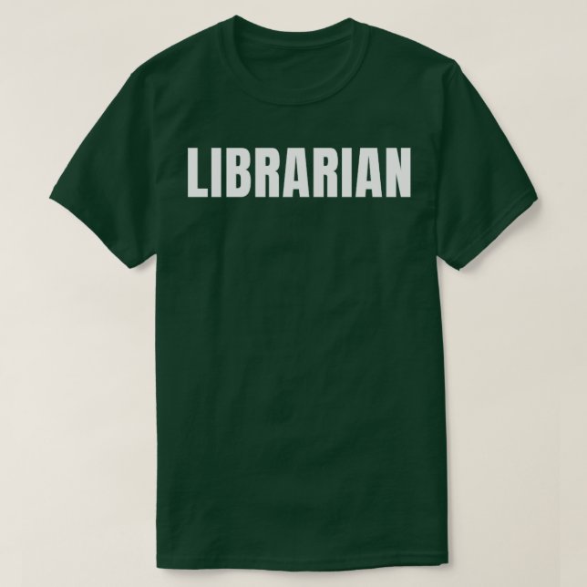 Camiseta Gracioso bibliotecario Cargo Profesional Regalo de (Diseño del anverso)