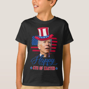 Camiseta Gracioso Biden Deslumbró El 4 De Semana Santa El 4