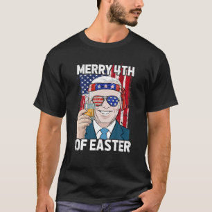 Camiseta Gracioso Biden Patriótico Merry 4 De Semana Santa 
