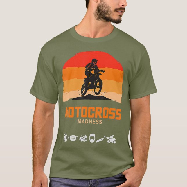 Camiseta Gracioso Biker s para hombres más tamaño gráfico (Anverso)