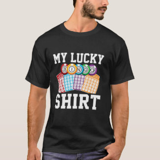 Camiseta Gracioso Bingo Afortunado