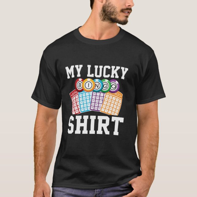 Camiseta Gracioso Bingo Afortunado (Anverso)