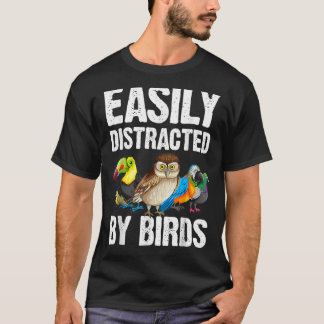Camiseta Gracioso Bird Lover Art Para Hombres Mujeres Ornit
