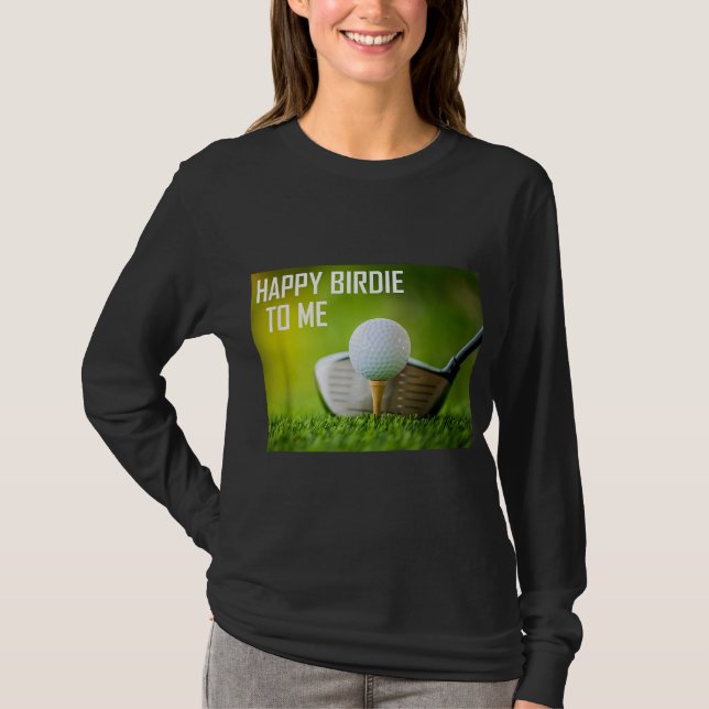 Camiseta Gracioso Birdie Para Mí Golf Usa Golfer Deportivo (Anverso)