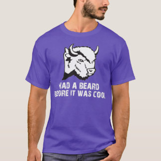 Camiseta Gracioso Bison Shirt Buffalo Shirt Funny Beard Shi