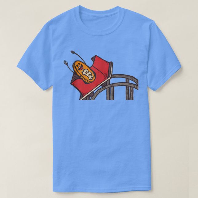 Camiseta Gracioso Bitcoin    RollercoasterCryptocurrency Te (Diseño del anverso)