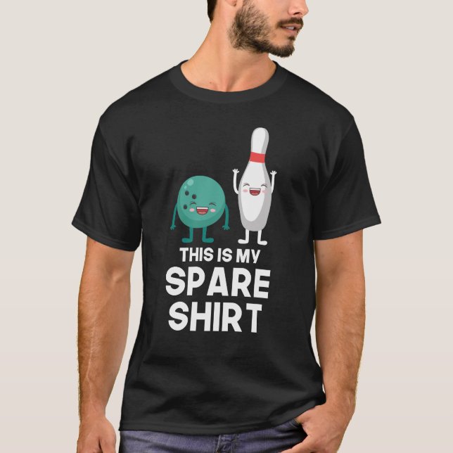 Camiseta Gracioso boliche del jugador de boliche Este es mi (Anverso)