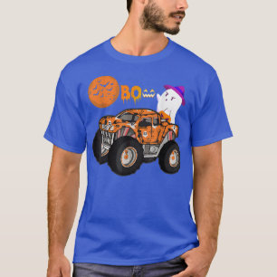 Camiseta Gracioso Boo Riding Monster Camión Halloween Costu