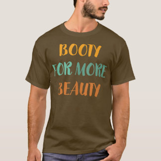 Camiseta Gracioso Booty De Gran Cuadrado Para Más Belleza -