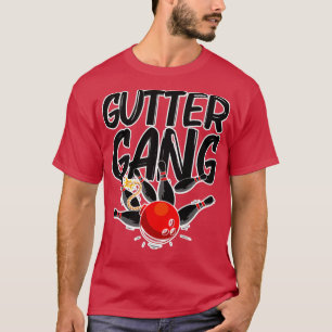 Camiseta Gracioso Bowling Guay Gutter Gang Bowlers 1