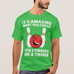 Camiseta Gracioso Bowling T Para Hombres T