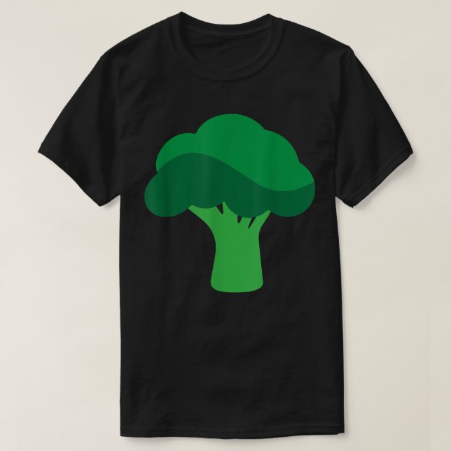 Camiseta Gracioso Broccoli Plain Vegetable sin sabor (Diseño del anverso)