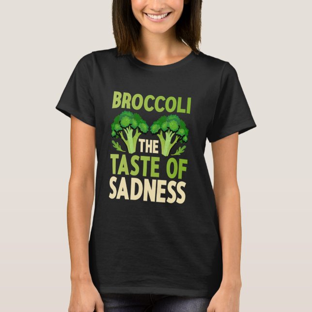 Camiseta Gracioso Brocolli Hater Veggies (Anverso)