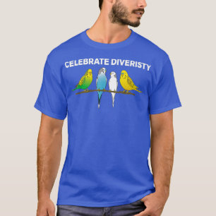 Camiseta Gracioso Budgie Parrot Gift Hombres Mujeres Guay