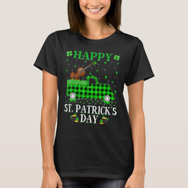 Camiseta Gracioso Búfalo Envuelto Cello St. Patrick (Anverso)