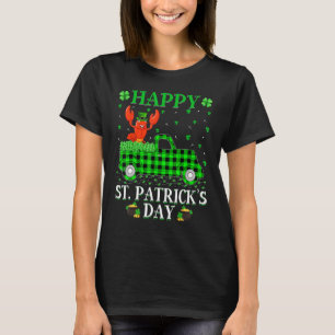 Camiseta Gracioso Búfalo Pescado De Langosta Verde De Camió