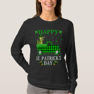 Camiseta Gracioso Búfalo Plaid Green Trucator St Patri