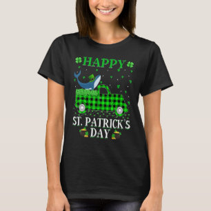 Camiseta Gracioso Búfalo Plaid Green Truck Blue Whale St Pa