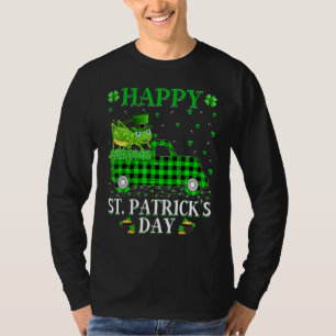 Camiseta Gracioso Búfalo Plaid Green Truck Grasshopper St P