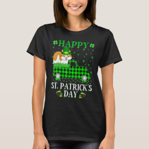 Camiseta Gracioso Búfalo Plaid Green Truck Hamster St. Patr