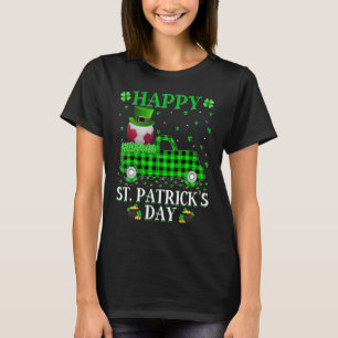 Camiseta Gracioso Búfalo Plaid Green Truck Handball St. Pat