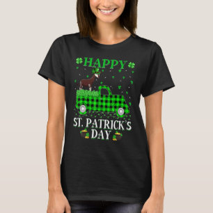 Camiseta Gracioso Búfalo Plaid Green Truck Okapi St. Patric