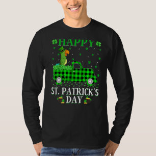 Camiseta Gracioso Búfalo Plaid Green Truck Parrot Bird St P