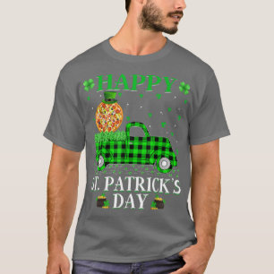 Camiseta Gracioso Búfalo Plaid Green Truck Pizza St