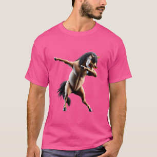 Camiseta Gracioso Caballo de Dabbing Guay Dab Diversión Ani
