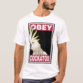 Camiseta Gracioso Cacatua Cockatoo - Arte de pájaro