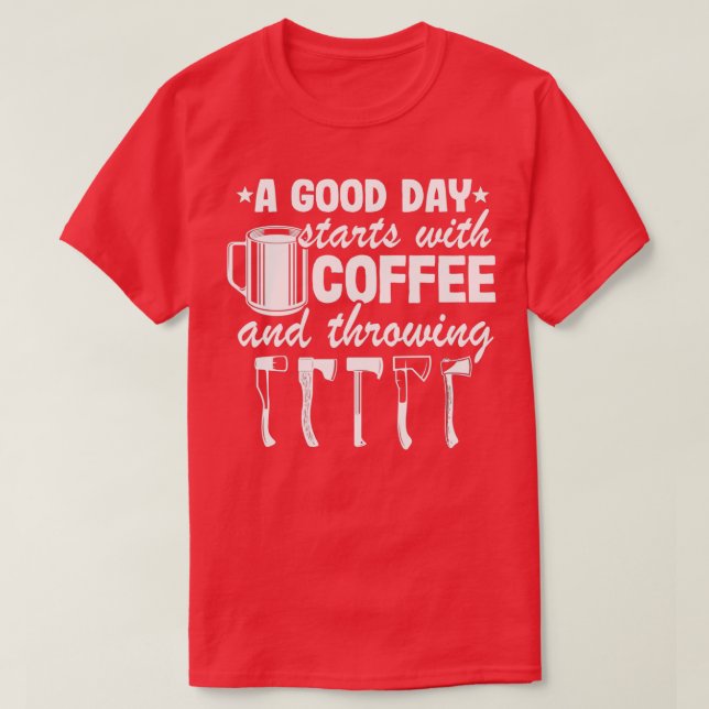 Camiseta Gracioso Café amp Ax Provocando Cita Regalo Hatche (Diseño del anverso)