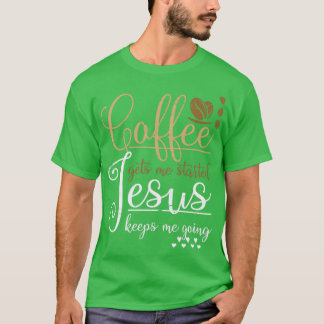 Camiseta Gracioso café barista cristiano Jesucristo
