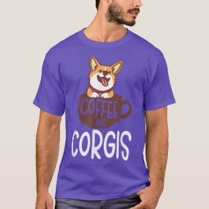 Camiseta Gracioso café Corgi Lover Corgis humorístico 