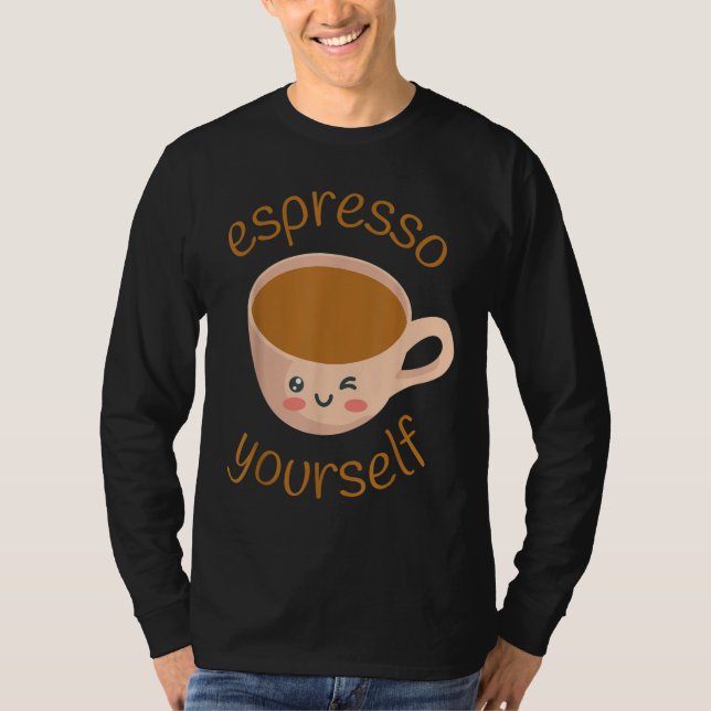 Camiseta Gracioso café Espresso (Anverso)