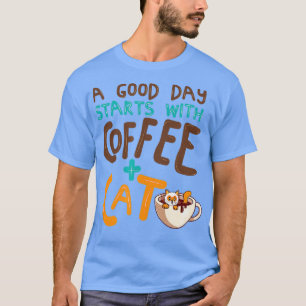 Camiseta Gracioso café gato Mug Cat Lover Café Café Cat Mam