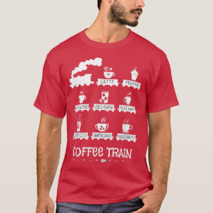 Camiseta Gracioso café Latte Frappe Cappuccino Espresso Cof