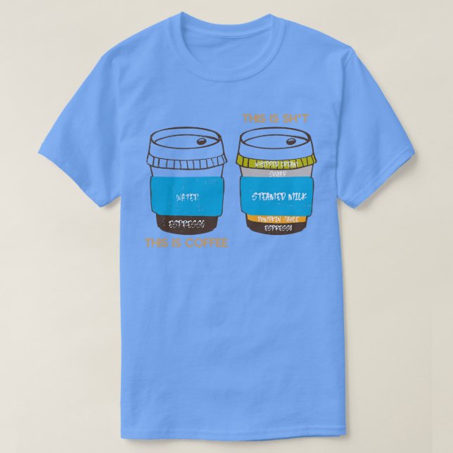 Camiseta Gracioso café Lover Gift Barista (Diseño del anverso)