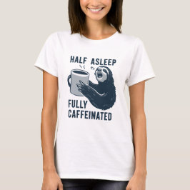 Camiseta Gracioso Café Sloth