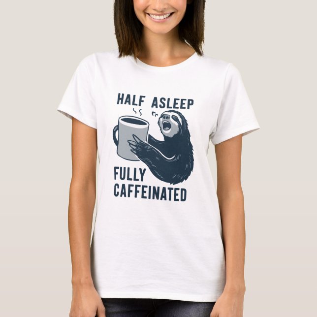 Camiseta Gracioso Café Sloth (Anverso)