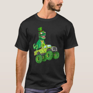Camiseta Gracioso Camión Monstruo De Dinosaurios En T Rex N