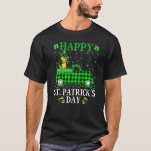 Camiseta Gracioso camión verde de búfalo con tracción verde
