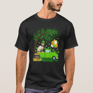 Camiseta Gracioso Camión Verde Shamrock Leaf Sphynx Cat St