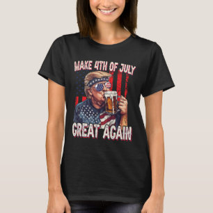Camiseta Gracioso Camisas Patrióticas Vintage De Trump El 4