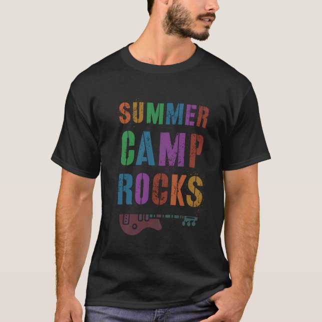 Camiseta Gracioso campamento de verano sacude a consejero d (Anverso)