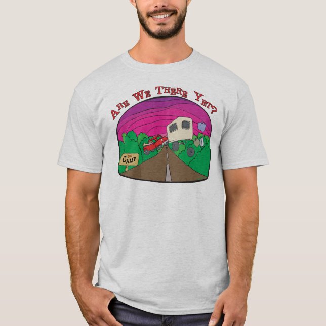 Camiseta Gracioso Camping (Anverso)