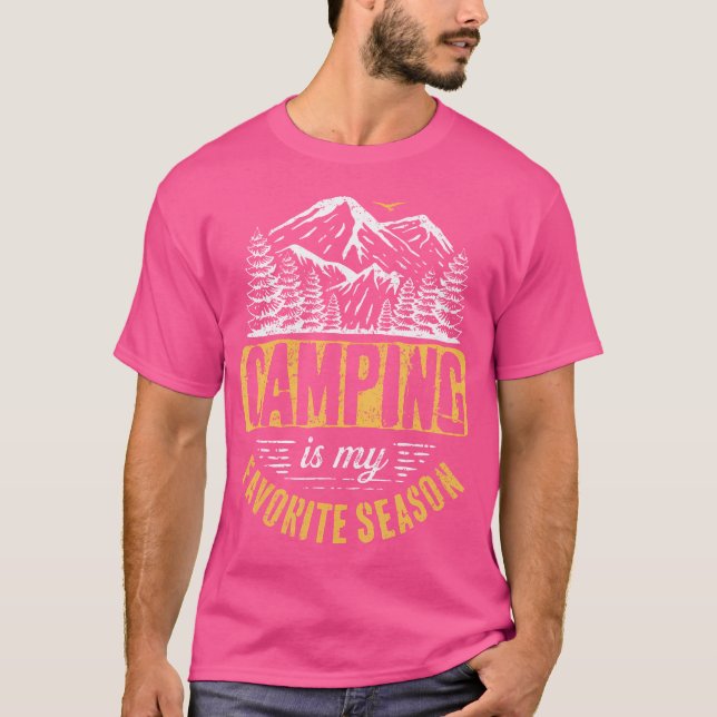 Camiseta Gracioso Camping Lover Camper Camping Al Aire Libr (Anverso)