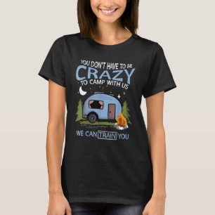 Camiseta Gracioso Camping Lover Crazy Camping Chiste Ideas