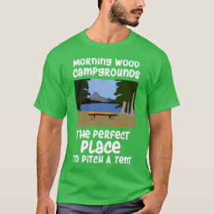 Camiseta Gracioso Camping Mañana Wood 2