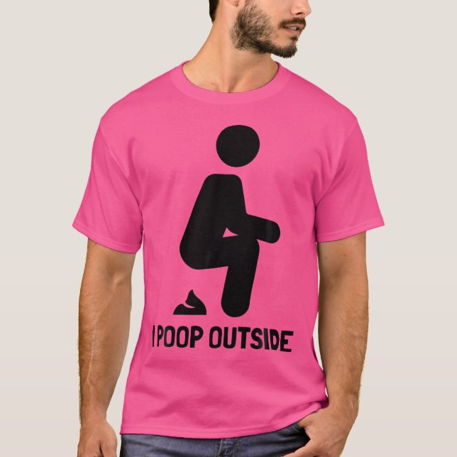 Camiseta Gracioso Camping Para El Que Está Al Aire Libre. (Anverso)