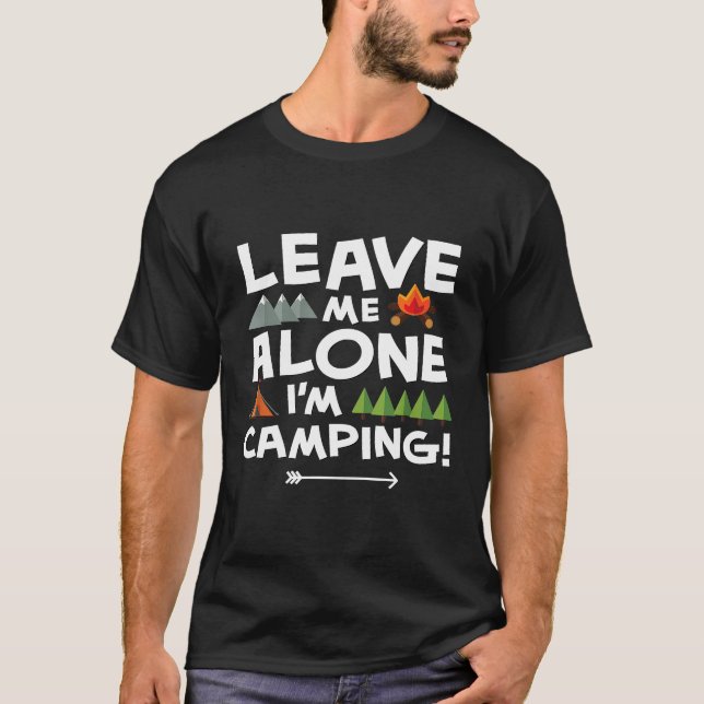 Camiseta Gracioso Camping Regalo Hombres Mujeres Niños Camp (Anverso)